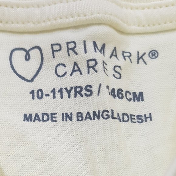 PRIMARK Logo T-Shirt NEW Size 10-11YRs - Picture 3 of 4